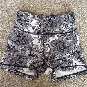 Balance Collection Monochrome Floral High Waist Shorts